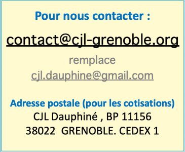 Adresse contact CJL
